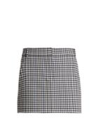 Tibi Gingham Mini Skirt