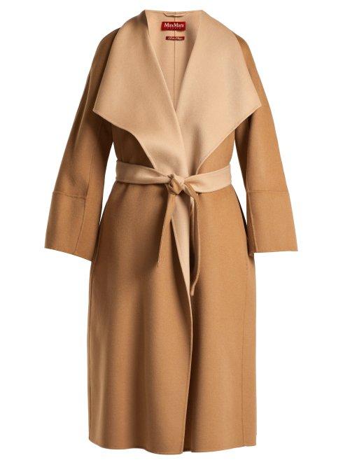 Matchesfashion.com Max Mara Studio - Bosso Coat - Womens - Tan