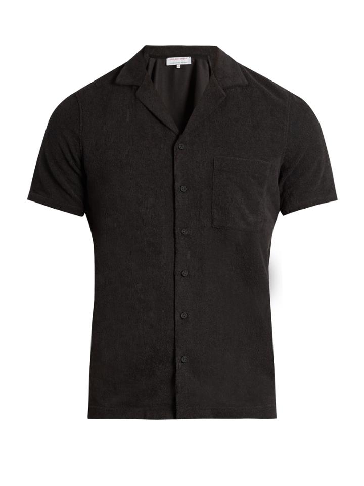 Orlebar Brown Travis Terry-towelling Cotton Shirt