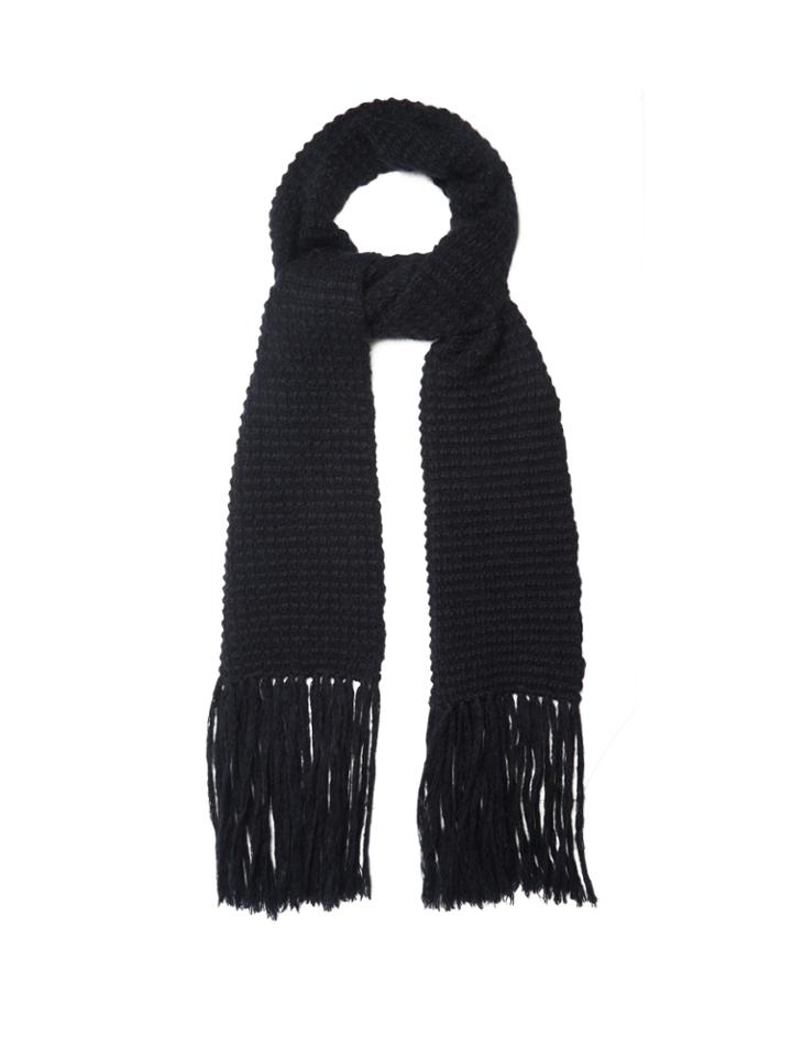 Stella Mccartney Fringed Wool And Mohair-blend Scarf