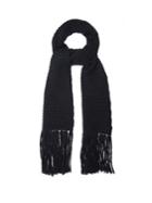 Stella Mccartney Fringed Wool And Mohair-blend Scarf