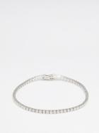 Roxanne First - Diamond & 14kt White-gold Tennis Bracelet - Womens - Gold Multi