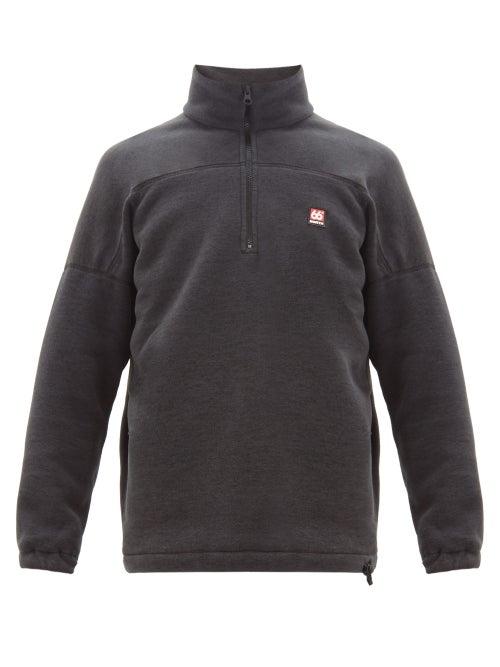 Matchesfashion.com 66north - Esja Half Zip Fleece Pullover - Mens - Black