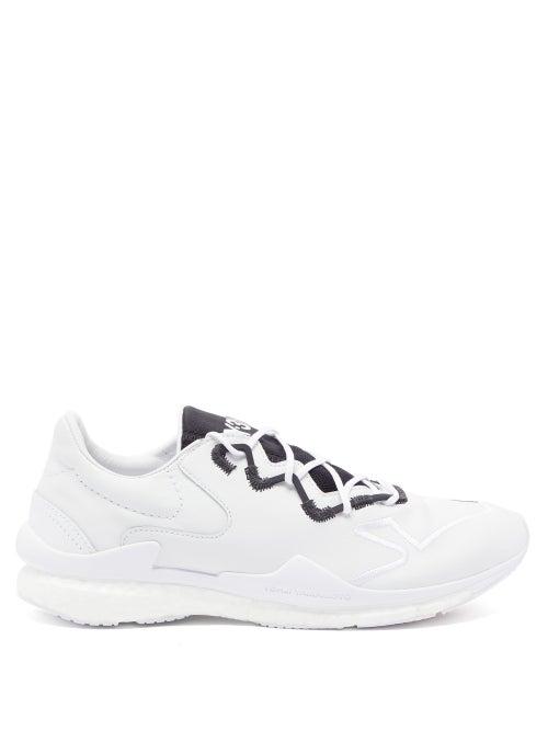 Matchesfashion.com Y-3 - Adizero Leather Trainers - Mens - White