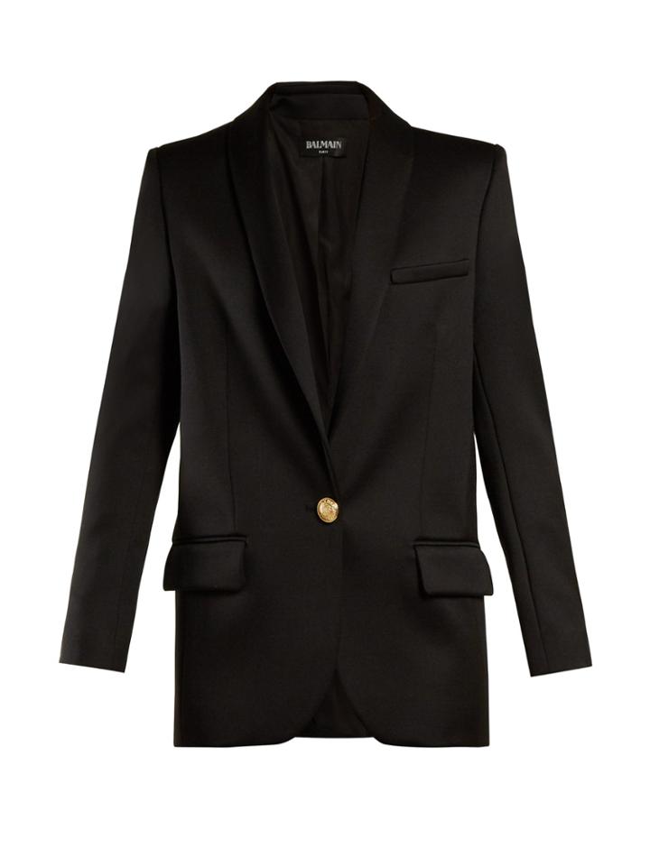 Balmain Long Wool Blazer