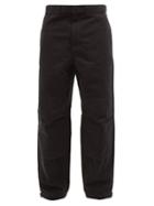 Lemaire - Cotton-twill Cargo Trousers - Mens - Black