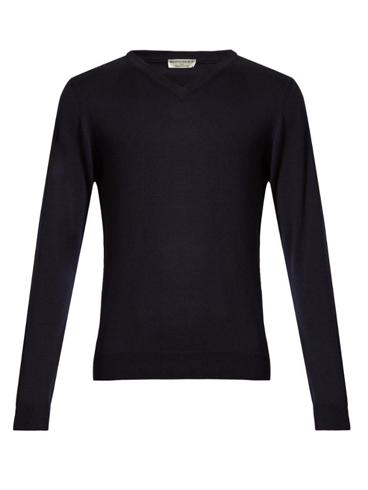 Éditions M.r V-neck Merino-wool Sweater