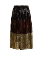No. 21 Sequin-embellished Midi Skirt