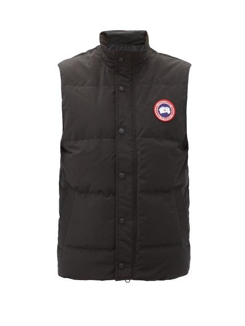 Matchesfashion.com Canada Goose - Carson Down-fill Quilted-shell Gilet - Mens - Black