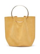 Matchesfashion.com The Row - Flat Micro Ring-handle Suede Bag - Womens - Nude