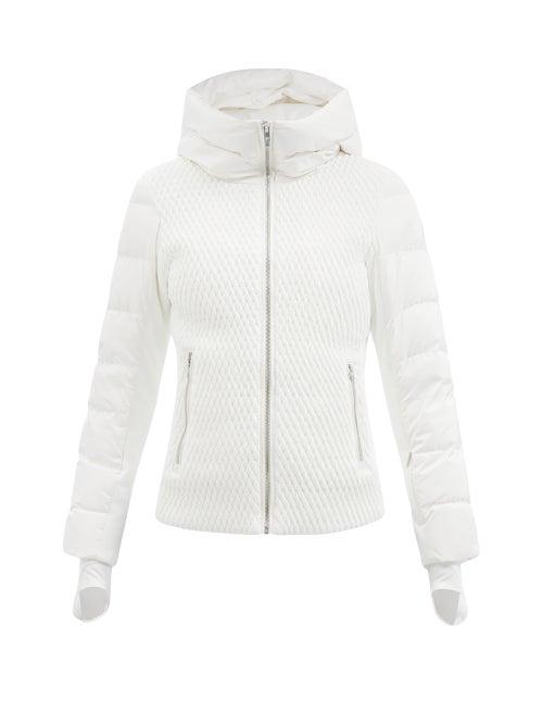 Fusalp - Roxane Hooded Down Ski Jacket - Womens - White