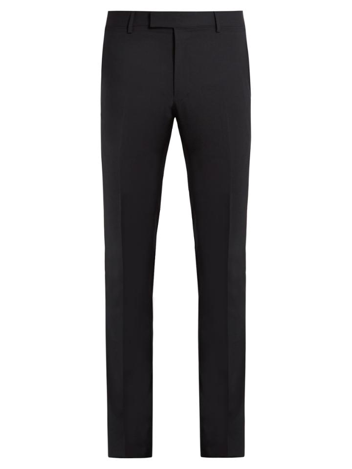 Lanvin Stretch-wool Slim-leg Trousers
