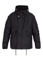 Matchesfashion.com Givenchy - Logo Embroidered Hooded Technical Parka - Mens - Black