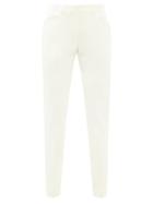 Tom Ford - Slim-leg Stretch-wool Twill Trousers - Womens - White