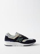 New Balance - 997h Suede And Mesh Trainers - Mens - Black Green