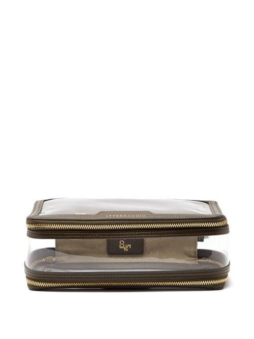 Matchesfashion.com Issimo X Anya Hindmarch - In-flight Faux-leather And Tpu Travel Bag - Womens - Khaki Multi