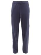 Mens Basics Hanro - Night & Day Cotton-interlock Pyjama Trousers - Mens - Navy
