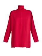 Stella Mccartney Roll-neck Raw-edge Sweater