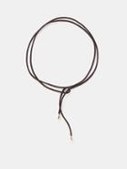 Sophie Buhai - Sterling-silver And Cotton-satin Choker Necklace - Womens - Black