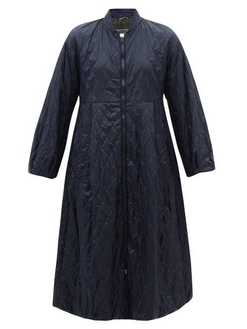 Ladies Rtw Weekend Max Mara - Kafir Coat - Womens - Navy