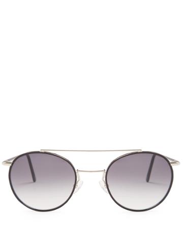 Andy Wolf Humphrey Round-frame Sunglasses