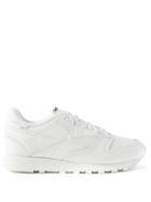 Reebok X Margiela - Cl Memory Of Shoes Deconstructed Leather Trainers - Womens - White