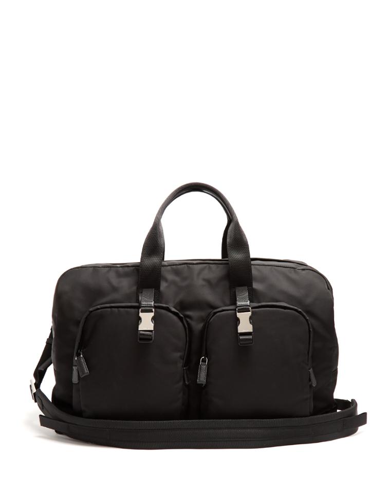 Prada Double-pocket Nylon Holdall