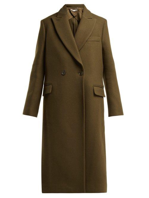 Matchesfashion.com Stella Mccartney - Catherine Double Breasted Wool Coat - Womens - Khaki