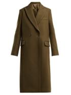 Matchesfashion.com Stella Mccartney - Catherine Double Breasted Wool Coat - Womens - Khaki