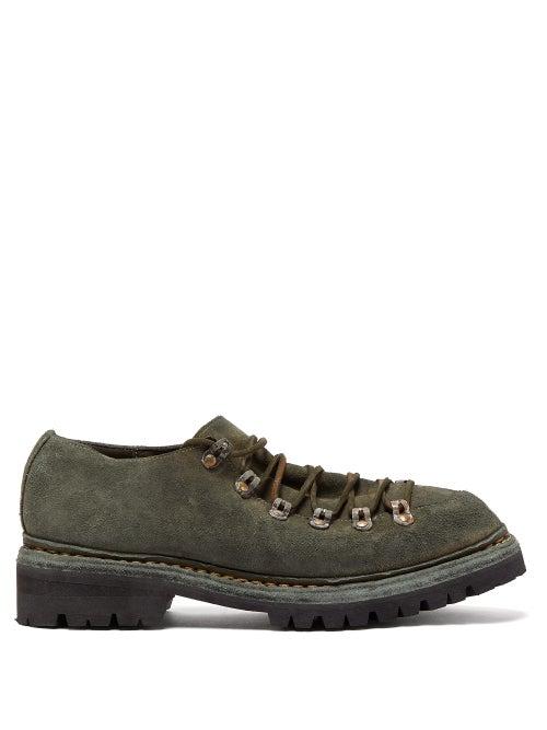 Matchesfashion.com Guidi - Low-top Suede Hiking Shoes - Mens - Grey