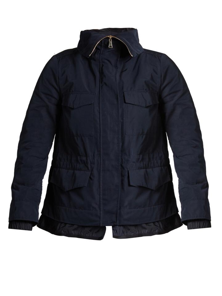Moncler Eclair Hooded Gabardine Jacket