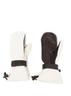 Perfect Moment - Davos Technical-shell And Leather Ski Mitts - Womens - White