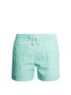 Matchesfashion.com Frescobol Carioca - Sports Angra Print Swim Shorts - Mens - Green