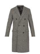 Lanvin Double-breasted Checked Wool Coat