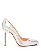 Christian Louboutin Corneille 100 Cracked-leather Pumps