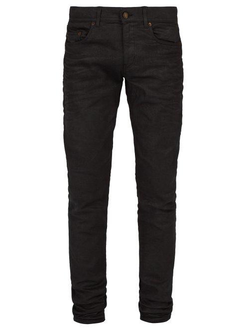 Matchesfashion.com Saint Laurent - Slim Leg Denim Jeans - Mens - Black