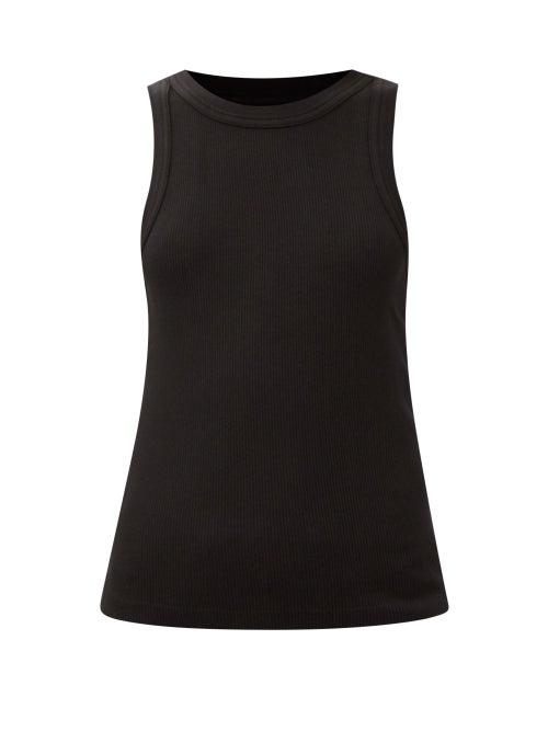 Citizens Of Humanity - Isabel Ribbed Jersey Tank Top - Womens - Black
