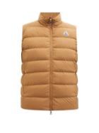 Moncler - Ghany Quilted Down Gilet - Womens - Camel
