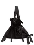 Matchesfashion.com Simone Rocha - Bow Detail Woven Drawstring Bag - Womens - Black