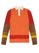 Matchesfashion.com Phipps - Colour Block Cotton Rugby Shirt - Mens - Orange