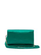 Matchesfashion.com Galvan - Tasselled Satin Shoulder Bag - Womens - Green