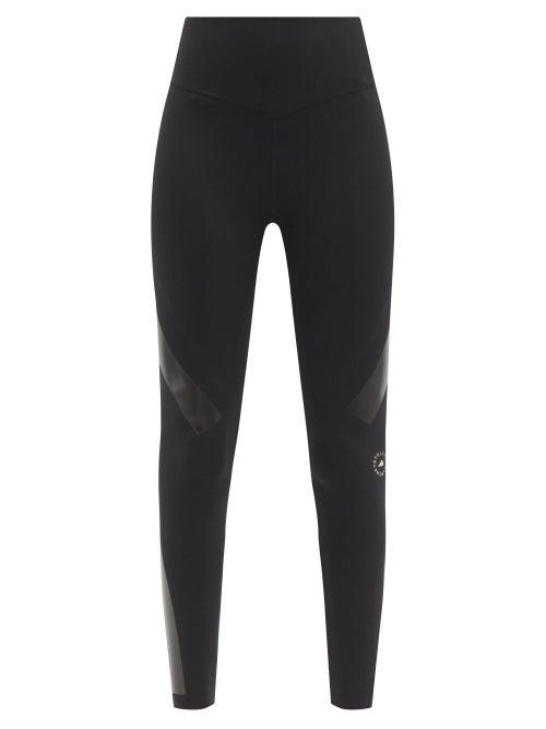 Matchesfashion.com Adidas By Stella Mccartney - Supportcore High-rise Recycled-fibre Leggings - Womens - Black
