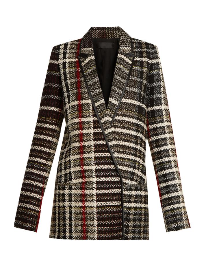 Haider Ackermann Renior Peak-lapel Tweed Blazer