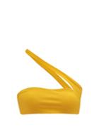 Matchesfashion.com Jade Swim - Halo One Shoulder Bikini Top - Womens - Yellow