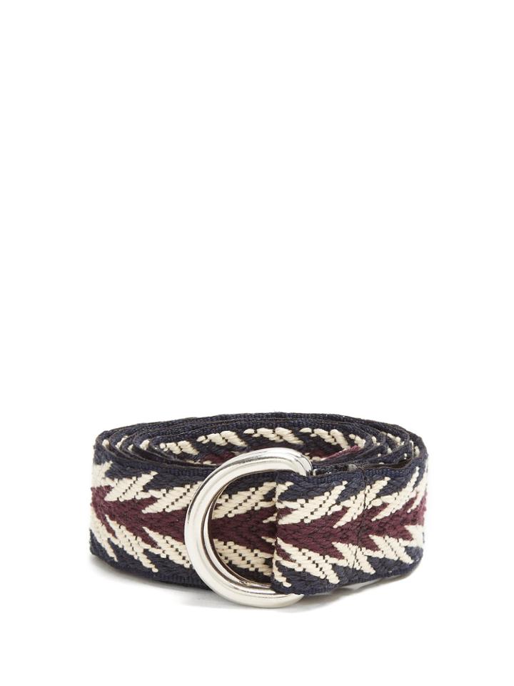 Isabel Marant Carpet Print Woven Belt