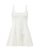 Matchesfashion.com Jil Sander - Peplum Twill Top - Womens - Ivory