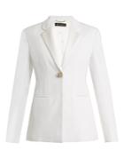 Versace Single-breasted Satin-trimmed Cady Blazer
