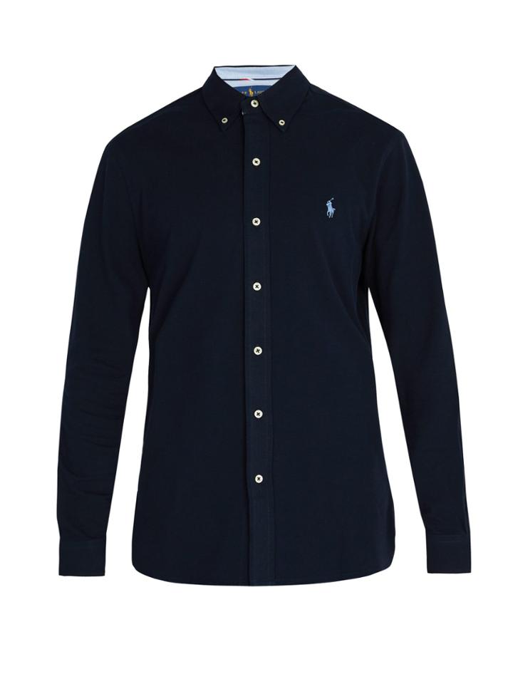 Polo Ralph Lauren Logo-embroidered Cotton Pique Shirt