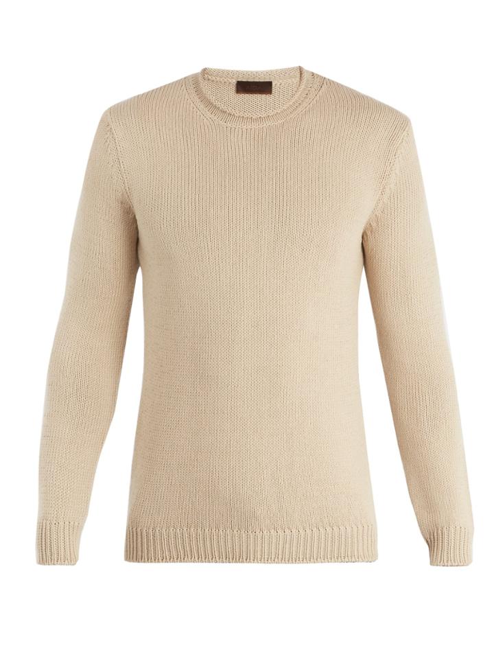 Altea Ribbed-knit Cotton Sweater