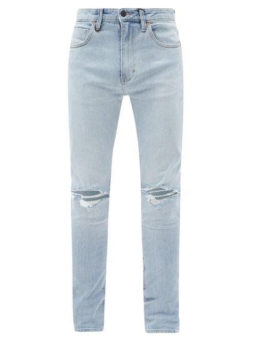 Matchesfashion.com Neuw - Rebel Skinny-leg Jeans - Mens - Light Blue